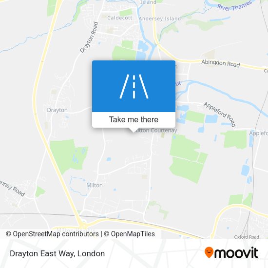 Drayton East Way map