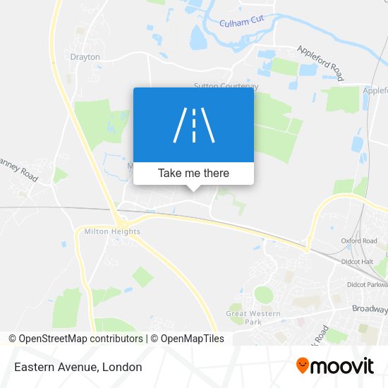 Eastern Avenue map