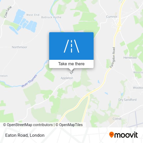 Eaton Road map