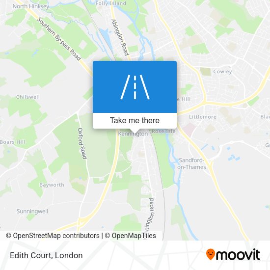 Edith Court map