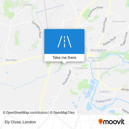 Ely Close map