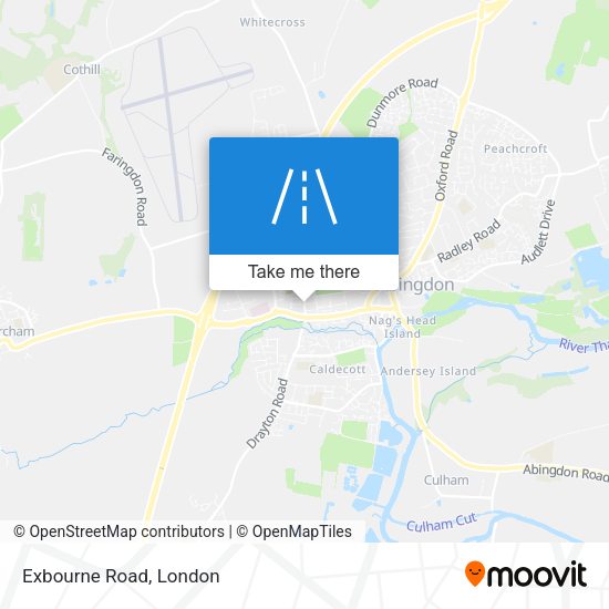Exbourne Road map