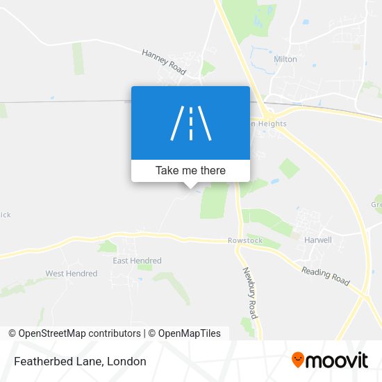 Featherbed Lane map