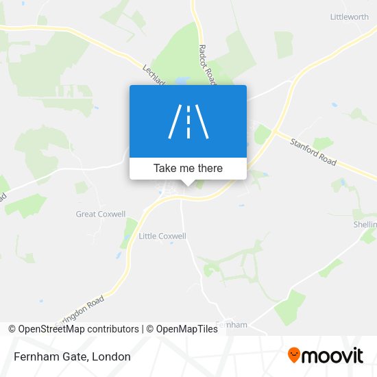 Fernham Gate map