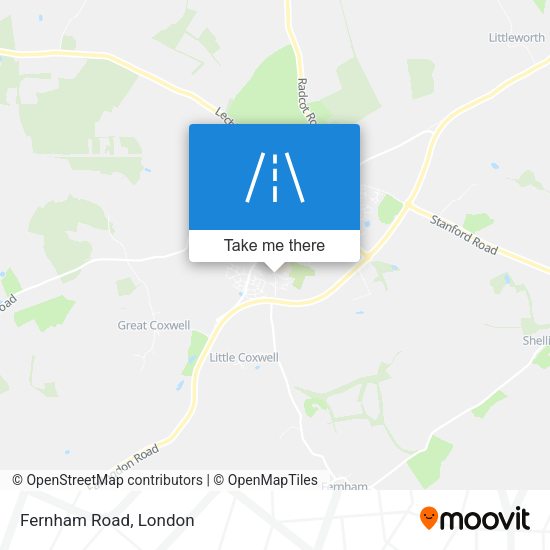 Fernham Road map