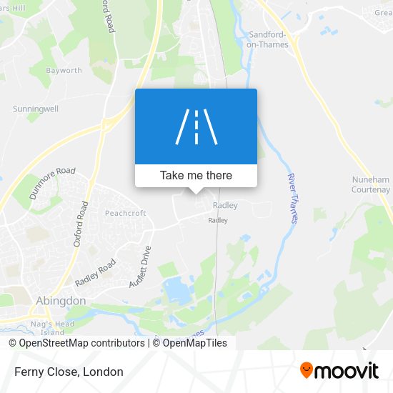Ferny Close map