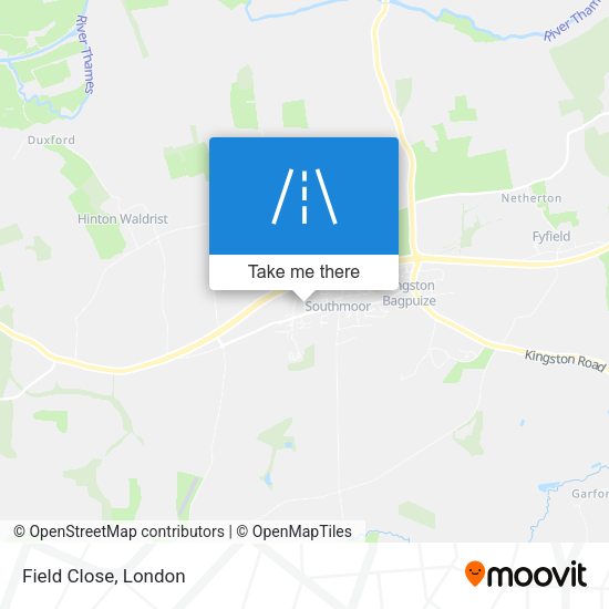 Field Close map