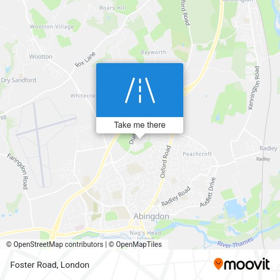 Foster Road map