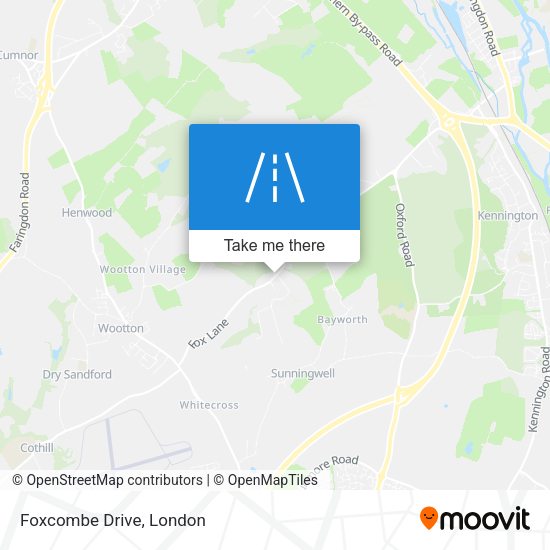 Foxcombe Drive map