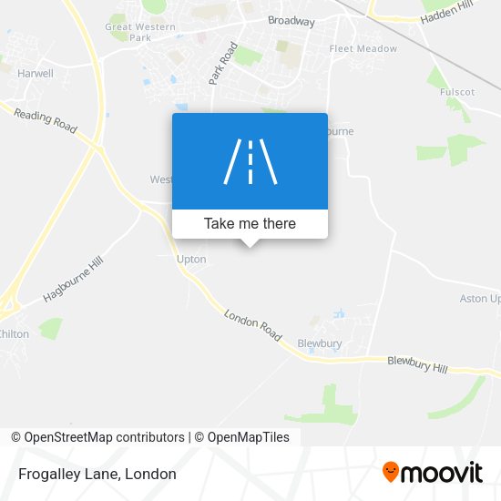 Frogalley Lane map