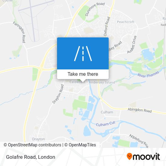 Golafre Road map