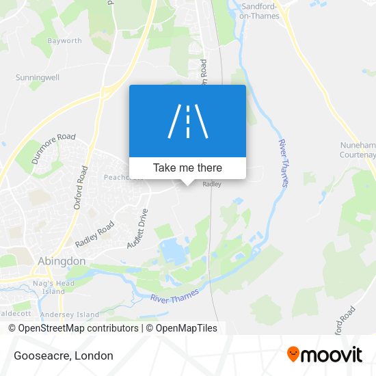 Gooseacre map