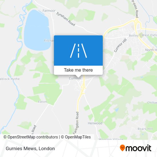 Gurnies Mews map
