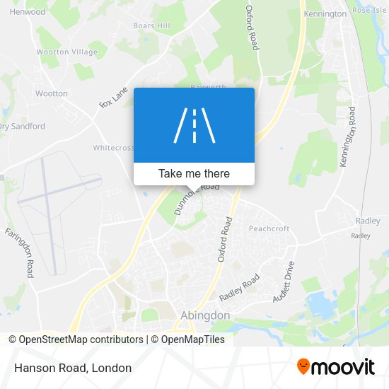 Hanson Road map