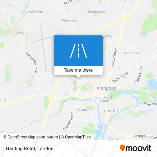 Harding Road map