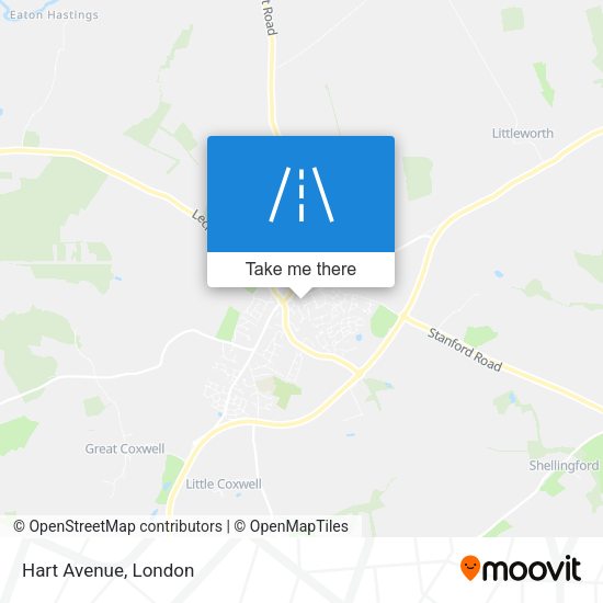 Hart Avenue map