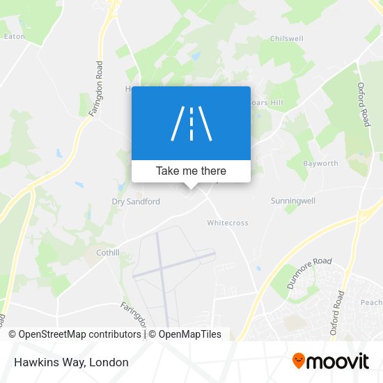 Hawkins Way map