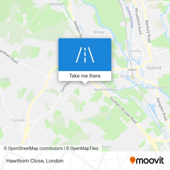 Hawthorn Close map
