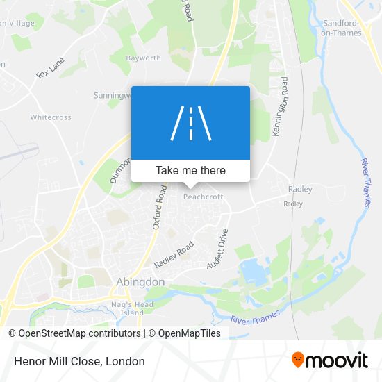 Henor Mill Close map