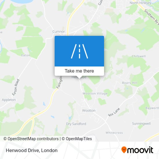 Henwood Drive map