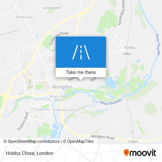 Hobbs Close map