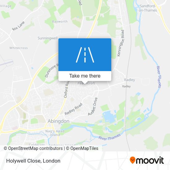 Holywell Close map