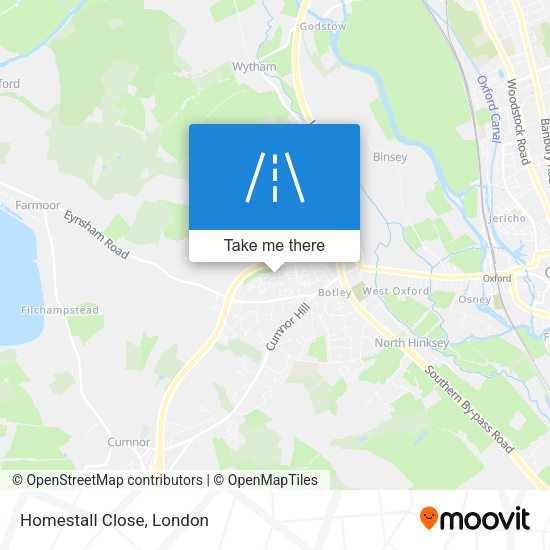 Homestall Close map