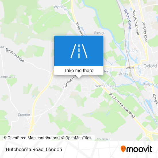 Hutchcomb Road map