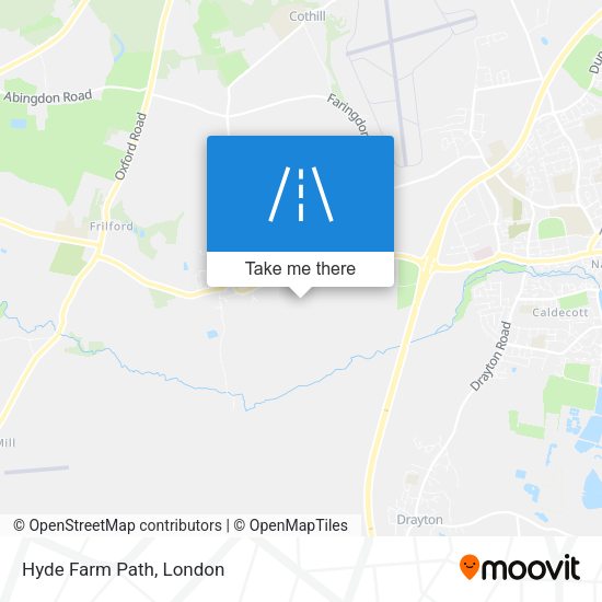 Hyde Farm Path map