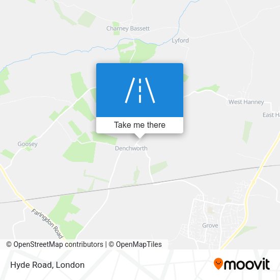 Hyde Road map