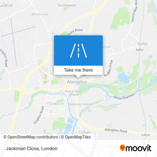 Jackman Close map