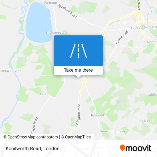 Kenilworth Road map