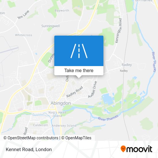 Kennet Road map