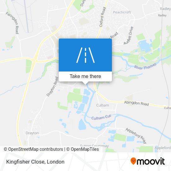 Kingfisher Close map
