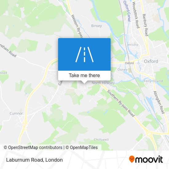 Laburnum Road map