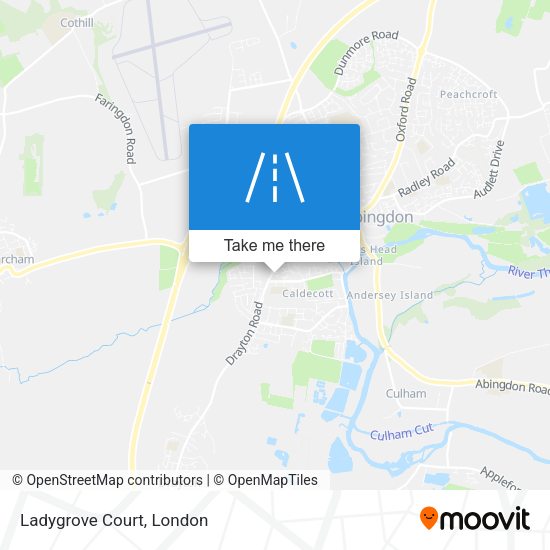 Ladygrove Court map