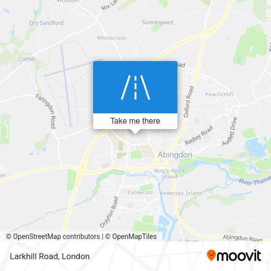 Larkhill Road map