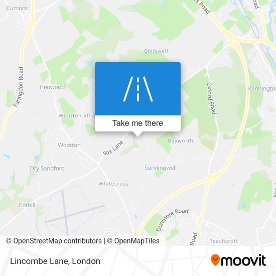 Lincombe Lane map
