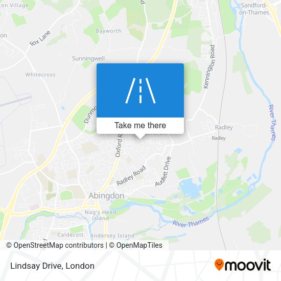 Lindsay Drive map