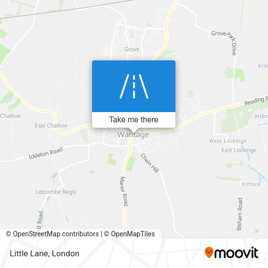 Little Lane map