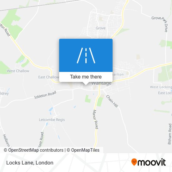 Locks Lane map