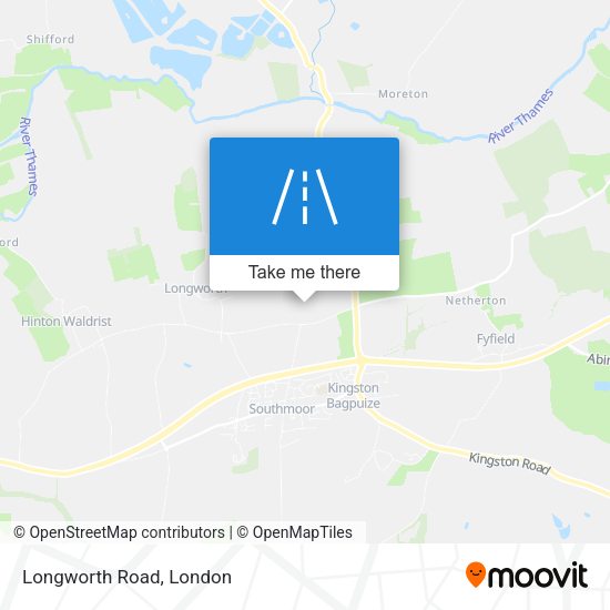 Longworth Road map