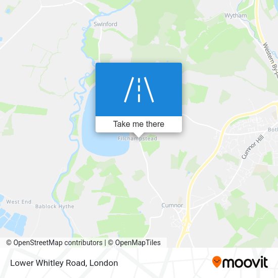 Lower Whitley Road map