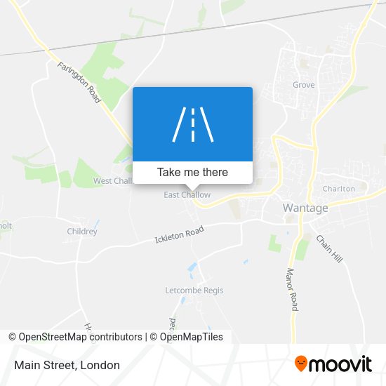 Main Street map