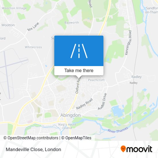 Mandeville Close map