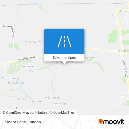 Manor Lane map