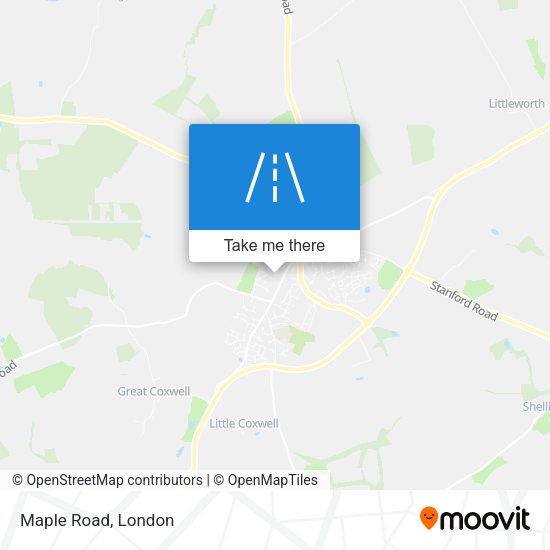 Maple Road map