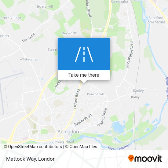 Mattock Way map