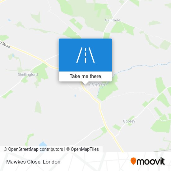 Mawkes Close map