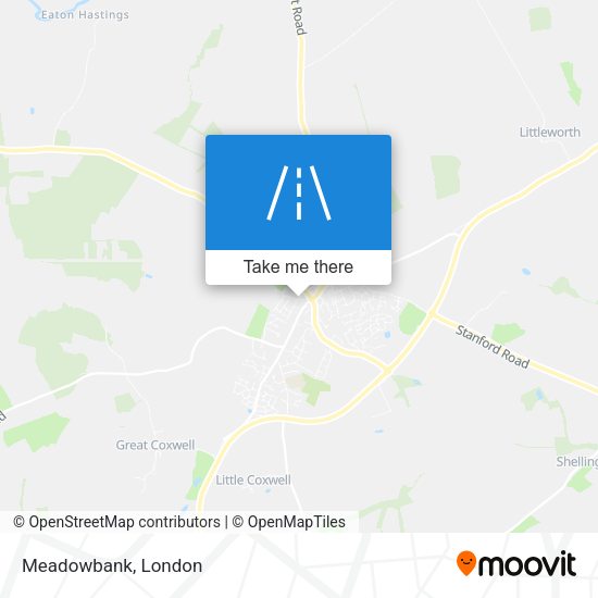 Meadowbank map